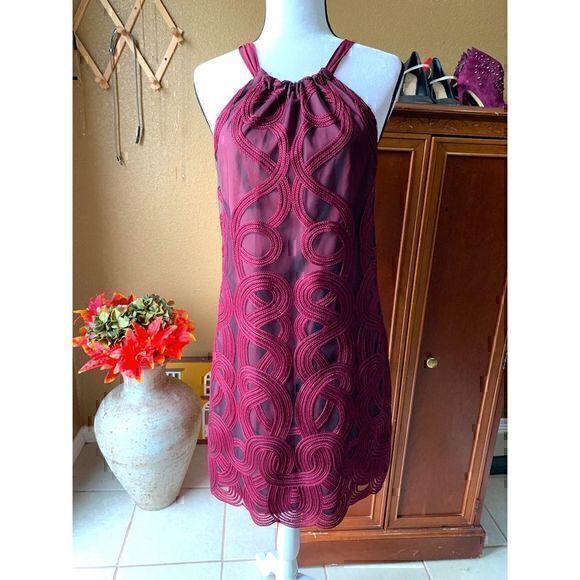 Trina Turk Rancho Embroidered Halter Dress